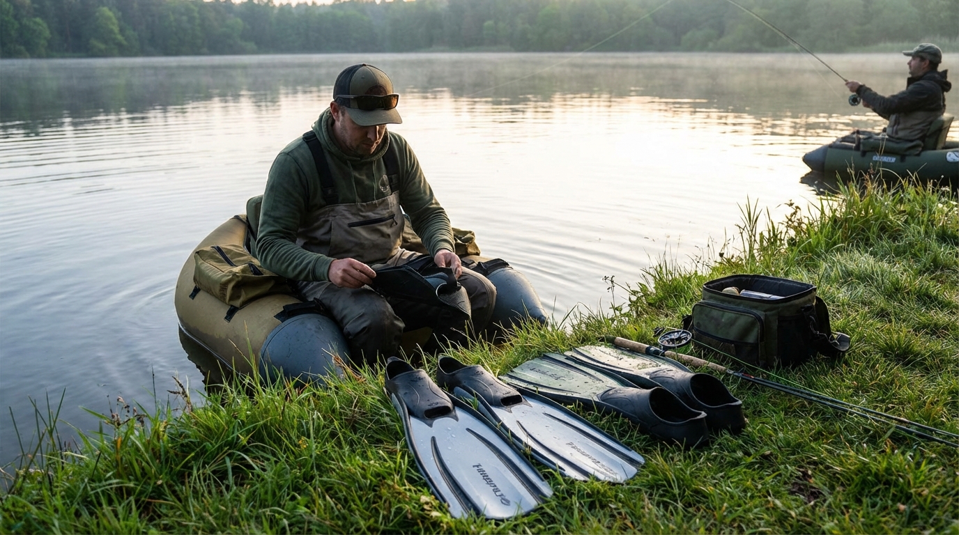 Comment choisir les meilleures palmes float tube pour la pêche
