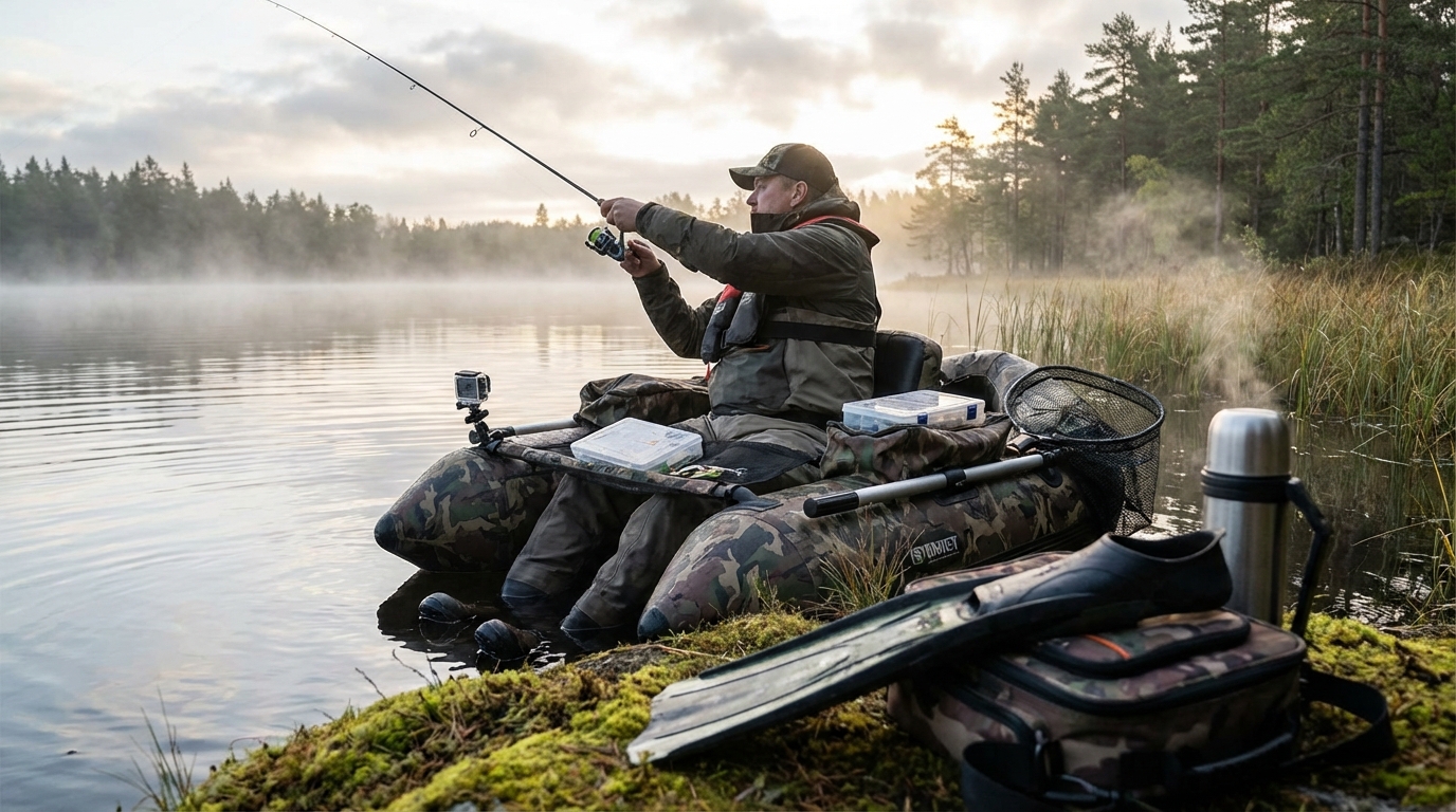 Comment pêcher en float tube : guide complet et astuces