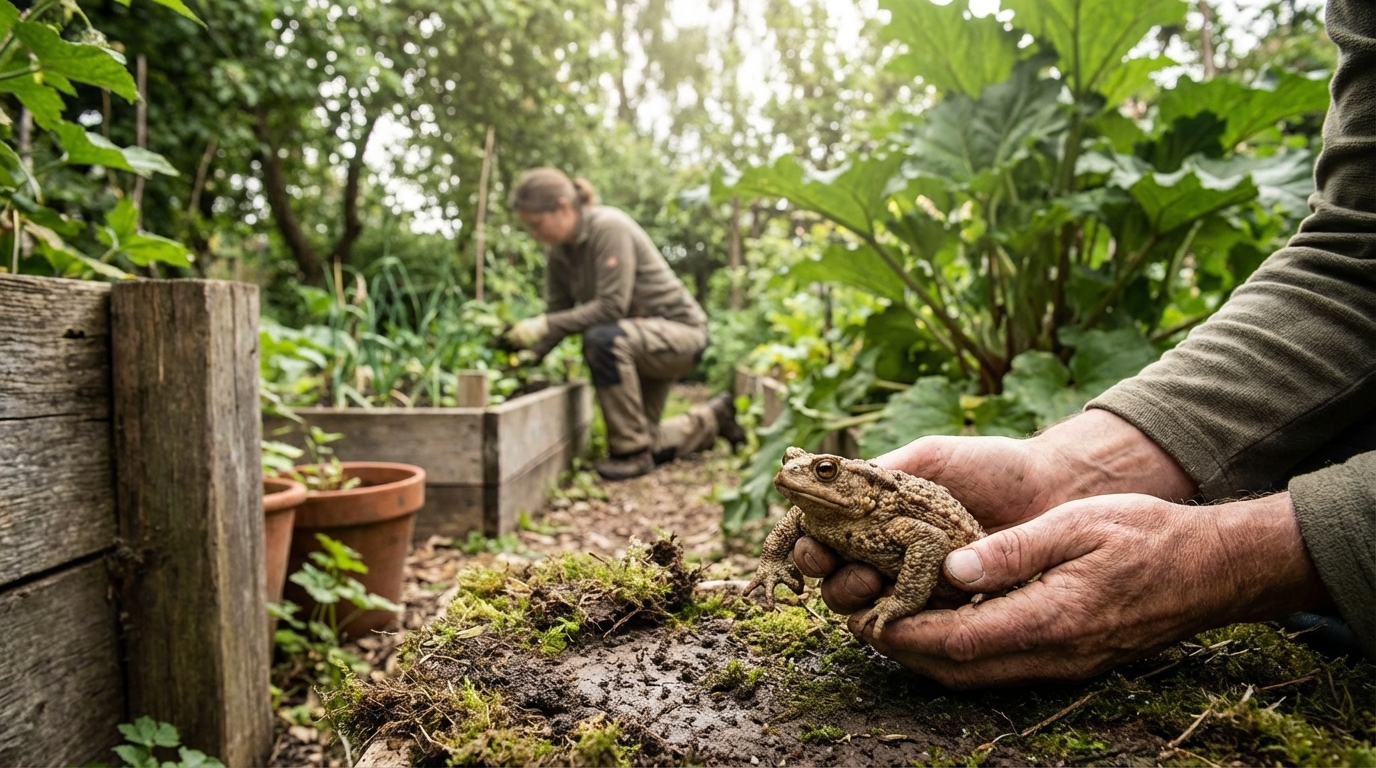 Crapaud dans le jardin : signification et importance