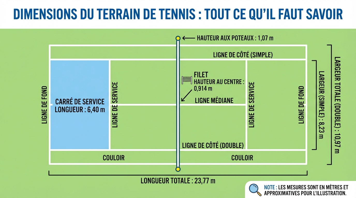 Variations des dimensions selon les types de jeux