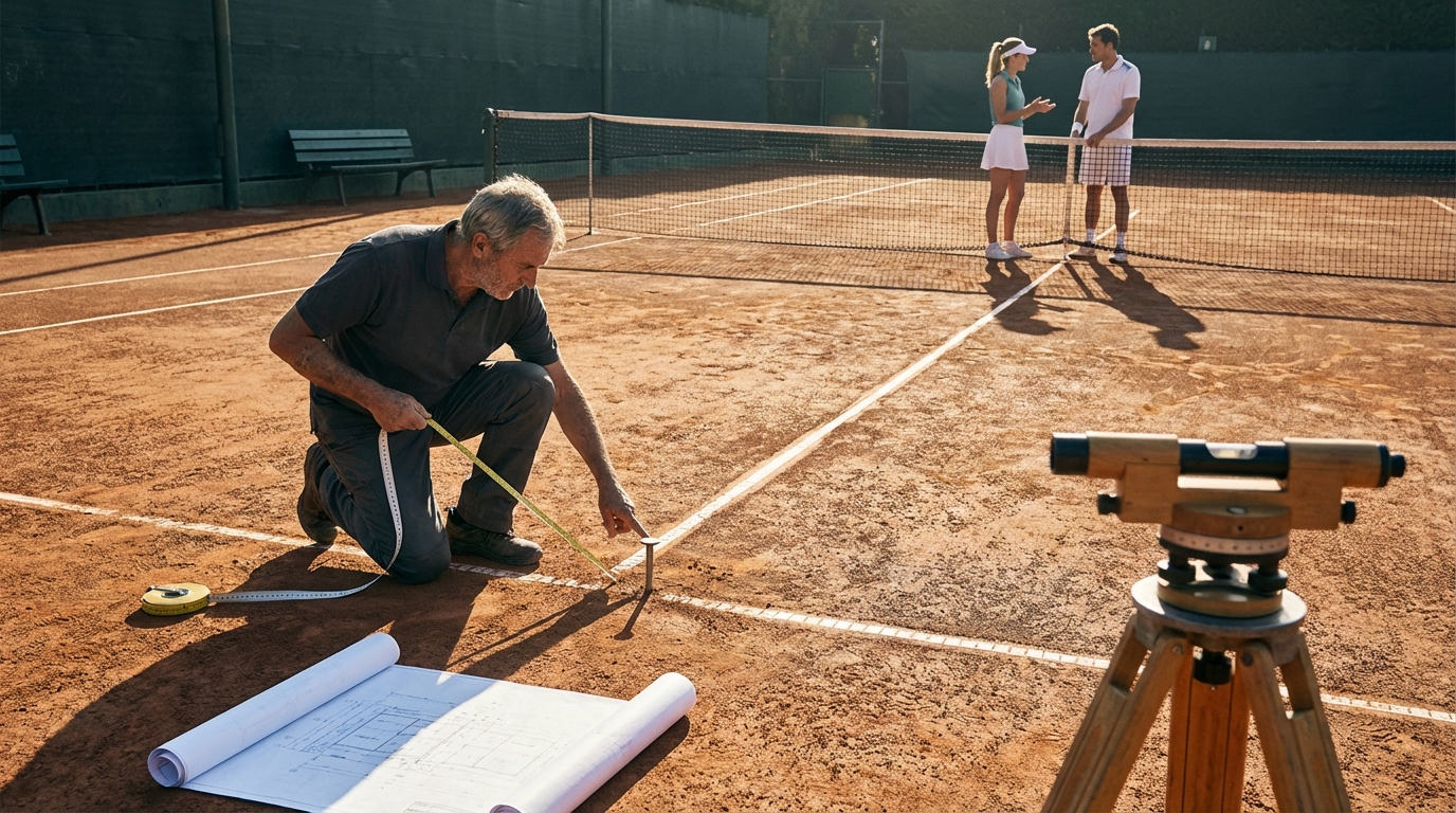 Dimensions du terrain de tennis : tout ce qu'il faut savoir
