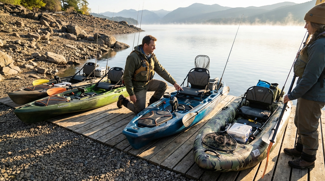 Le meilleur kayak de pêche : guide d'achat complet