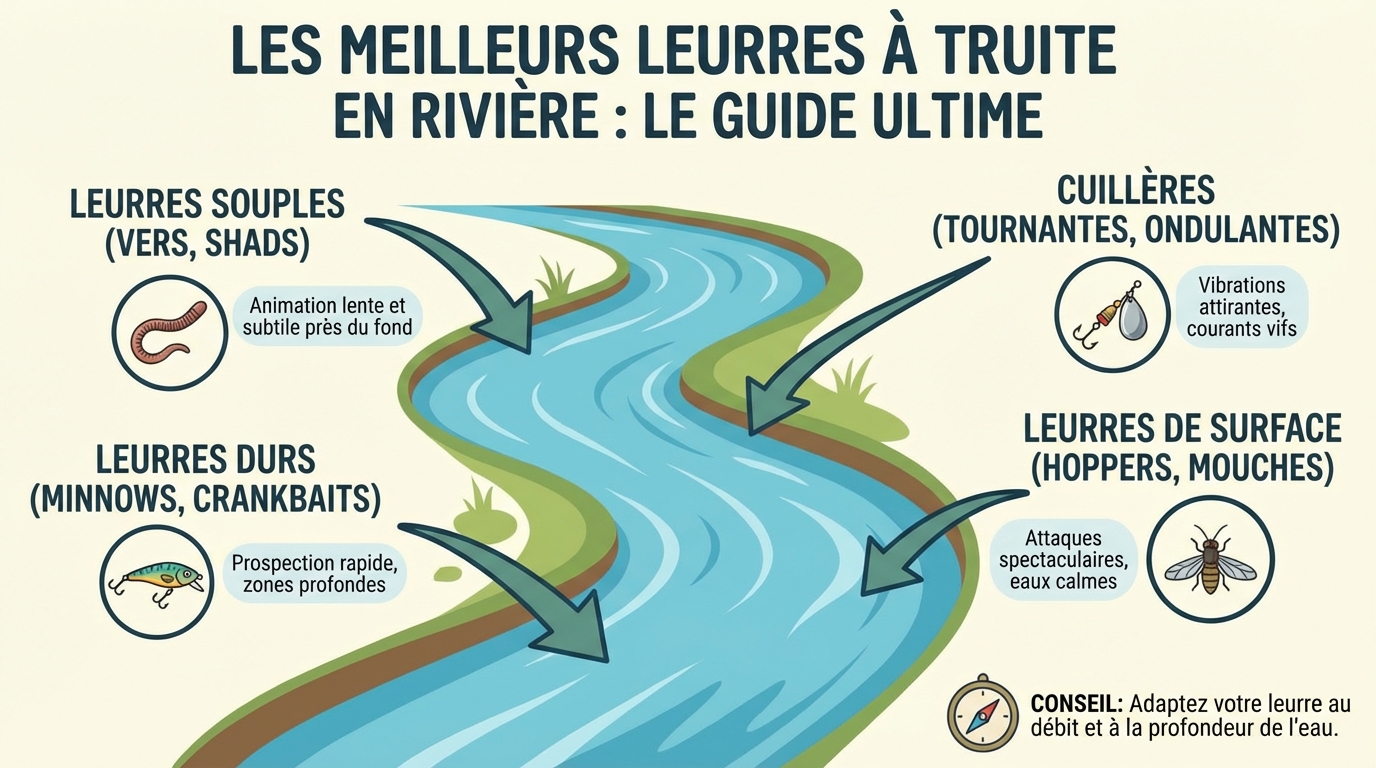 Top 5 des meilleurs leurres à truite