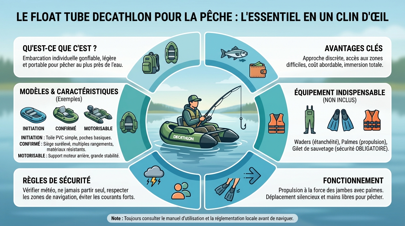 Comparatif des modèles de float tube