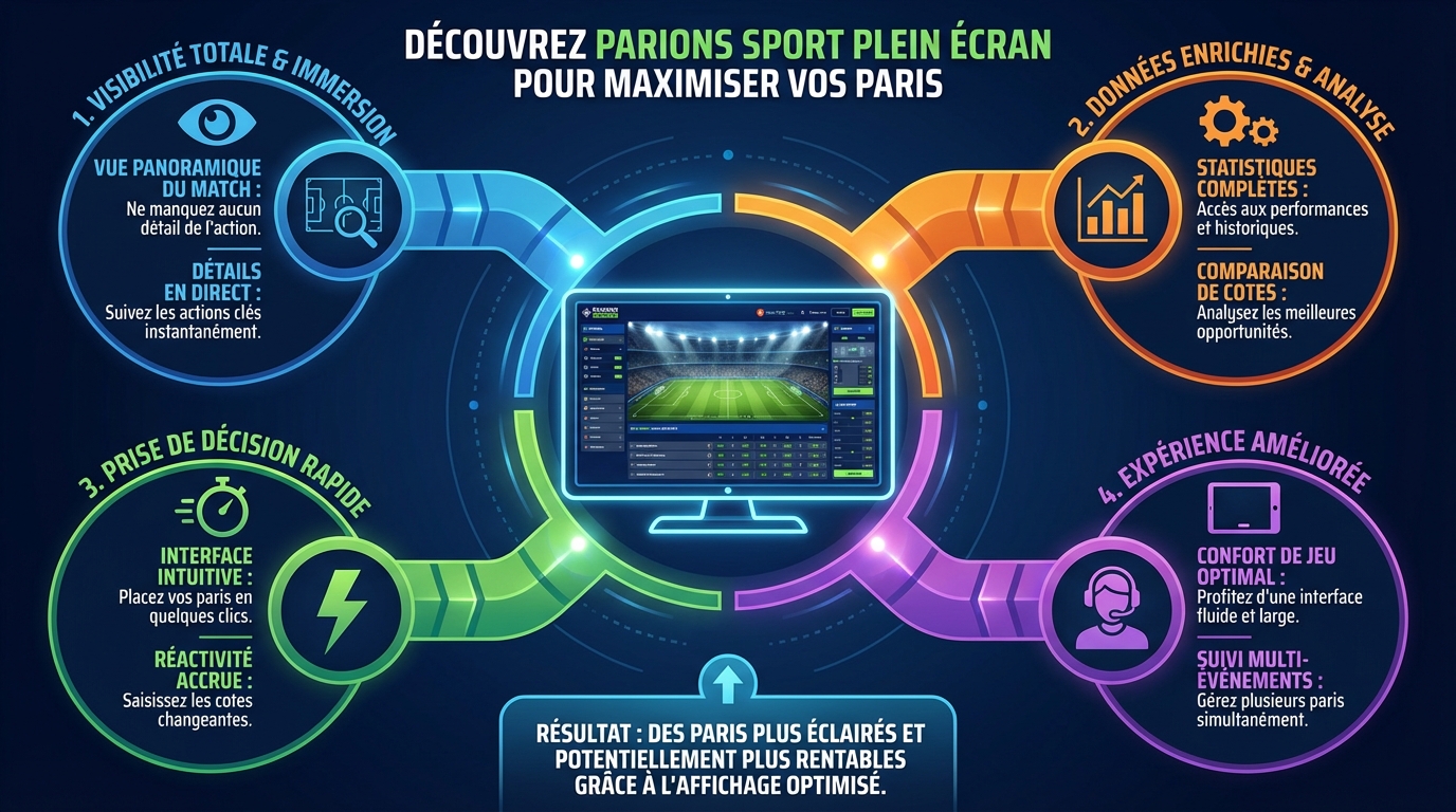 Découvrez parions sport plein écran pour maximiser vos paris 1 Comment optimiser vos paris avec Parions Sport