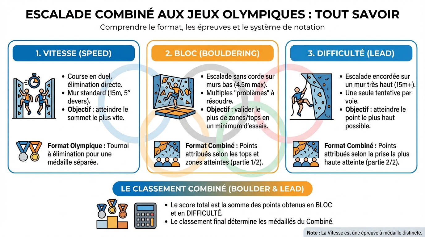 Escalade combiné aux jeux olympiques : tout savoir 1 Histoires et performances marquantes