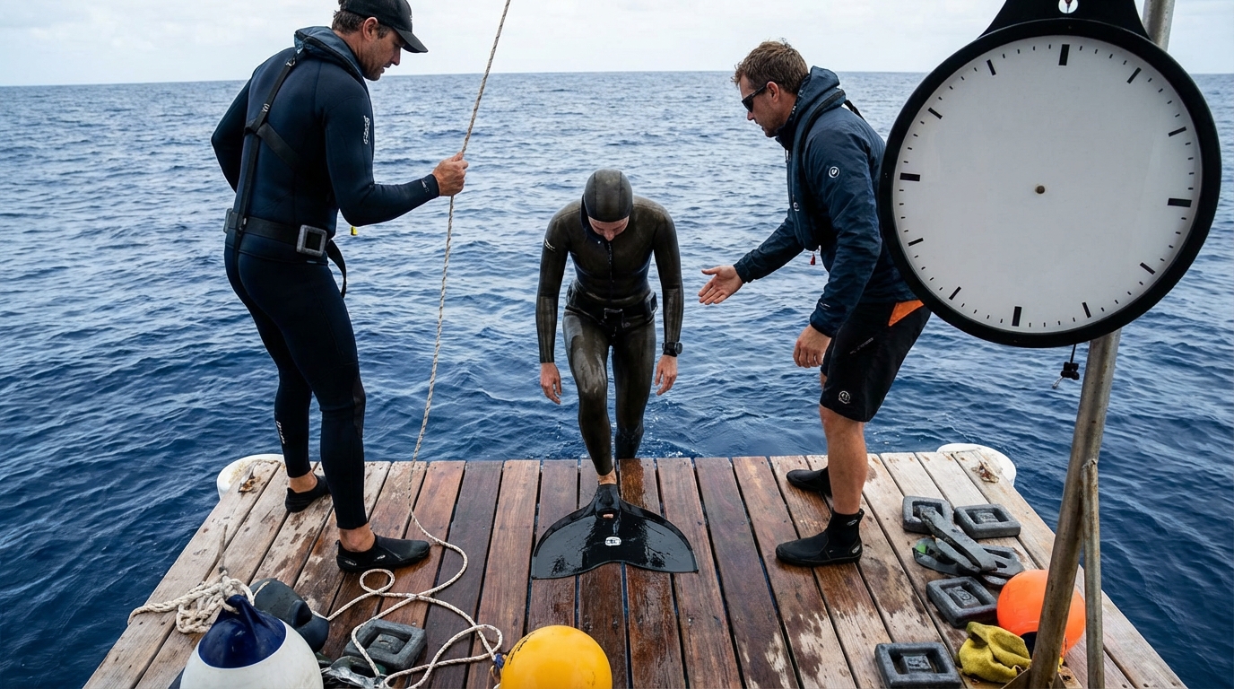 Record d'apnée : l'exploit incroyable des champions