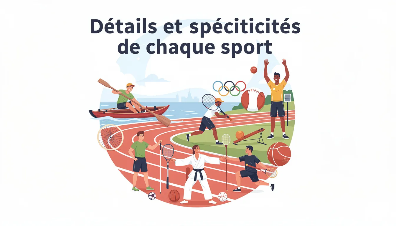 Détails et spécificités de chaque sport