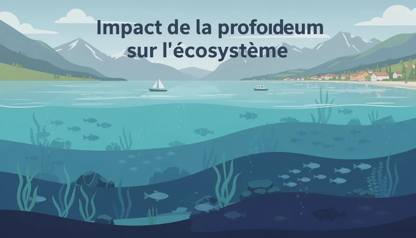 Impact de la profondeur sur l’écosystème