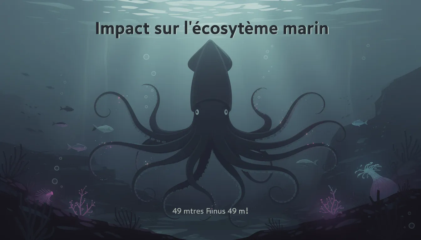 Impact sur l'écosystème marin