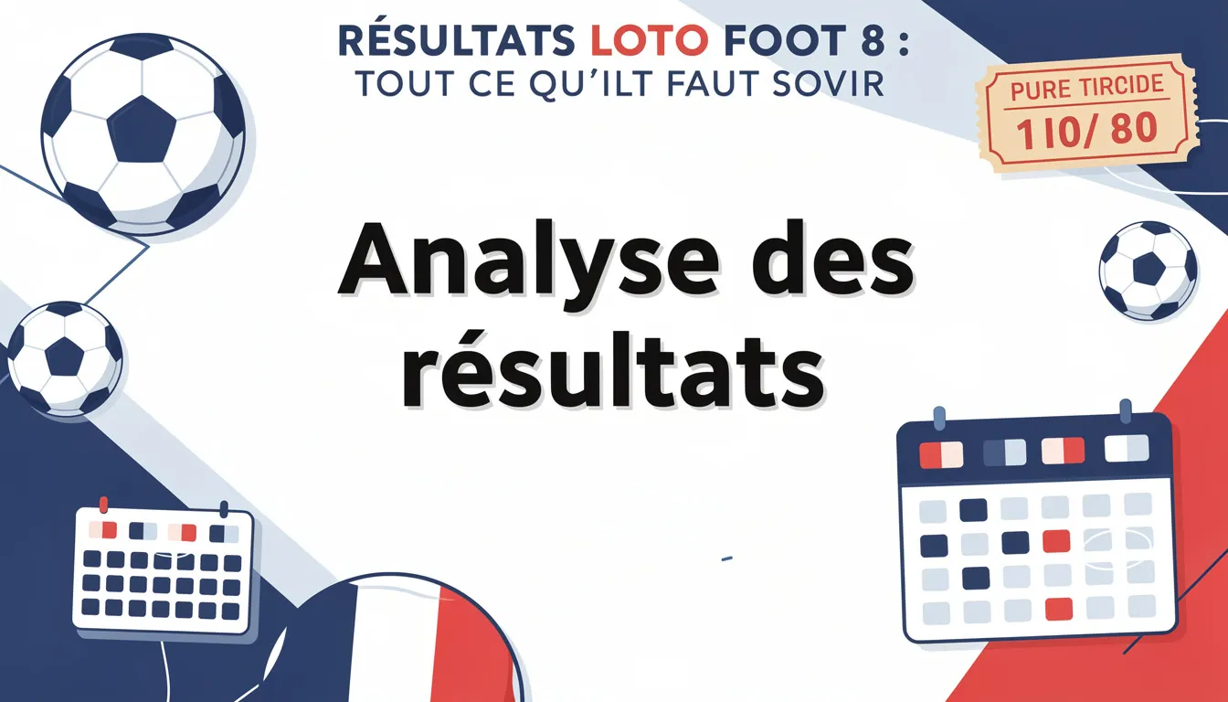 Résultats loto foot 8 : tout ce qu'il faut savoir 1 Analyse des résultats