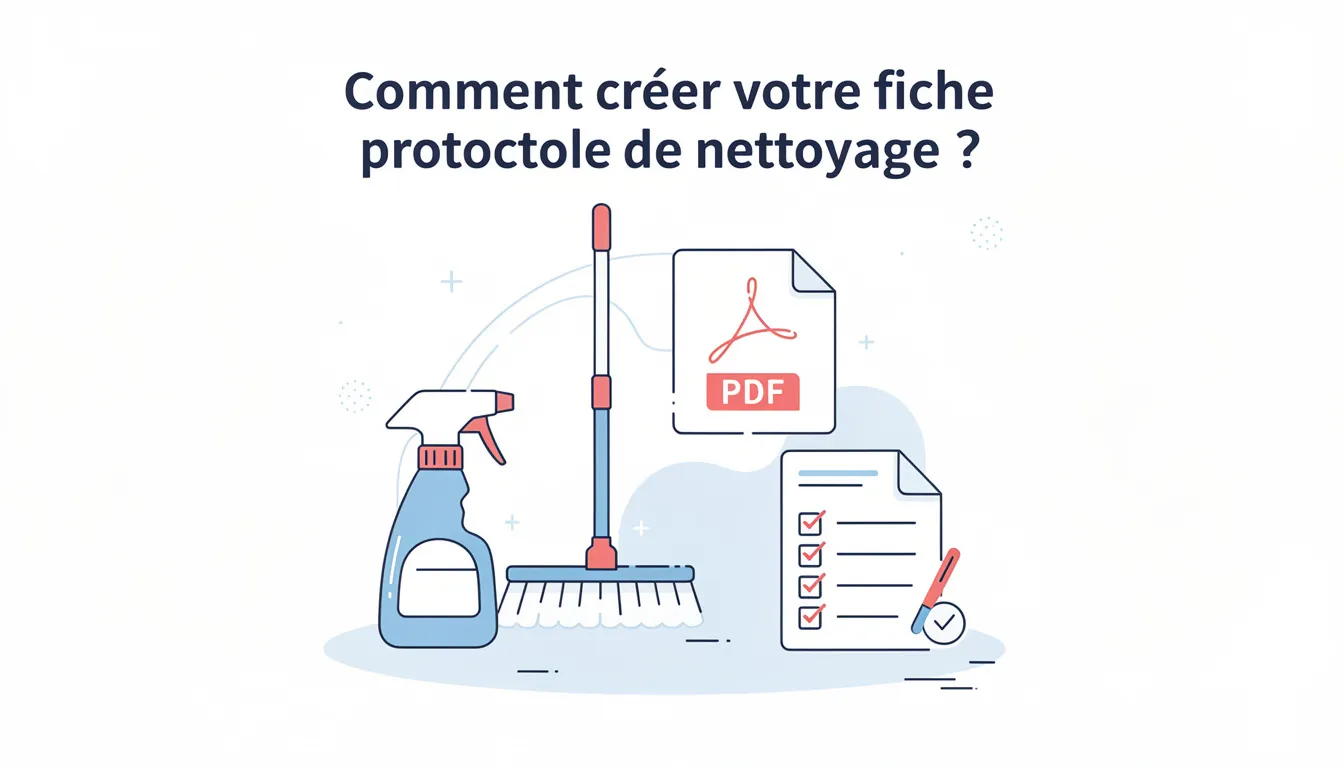 Comment créer votre fiche protocole de nettoyage ?