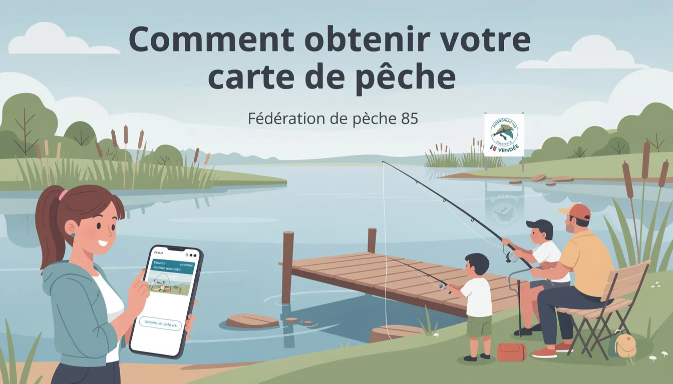 Tout savoir sur la fédération de pêche 85 en vendée 1 Comment obtenir votre carte de pêche
