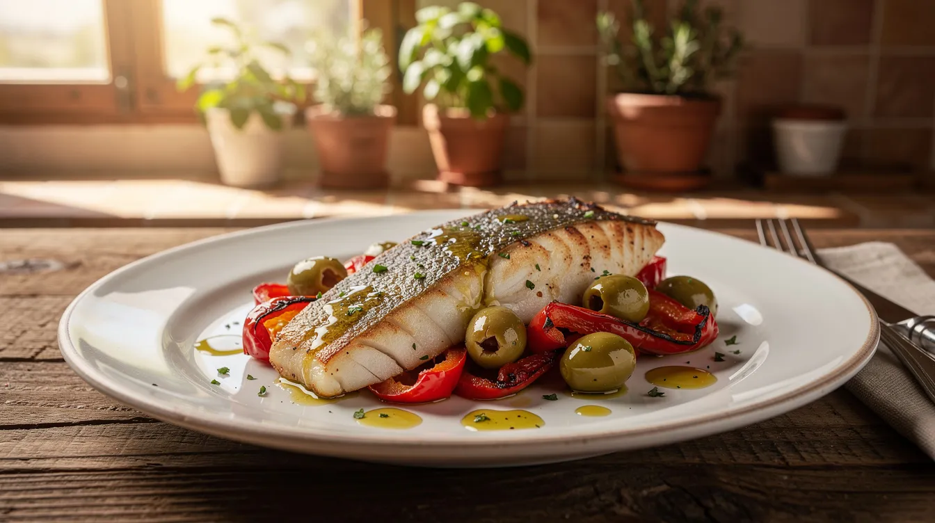 Merlu au four à l'espagnole : recette authentique et savoureuse