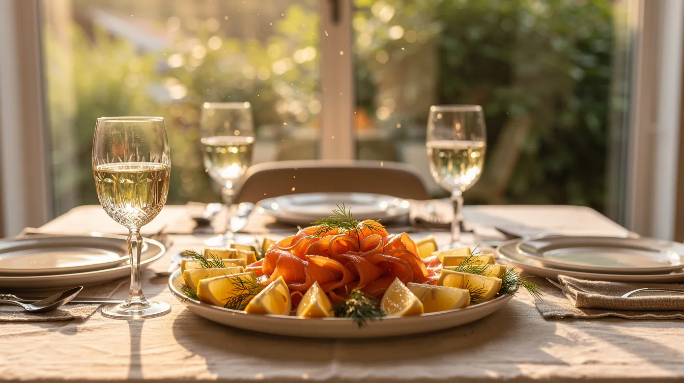 Accords mets-vins avec le saumon fumé