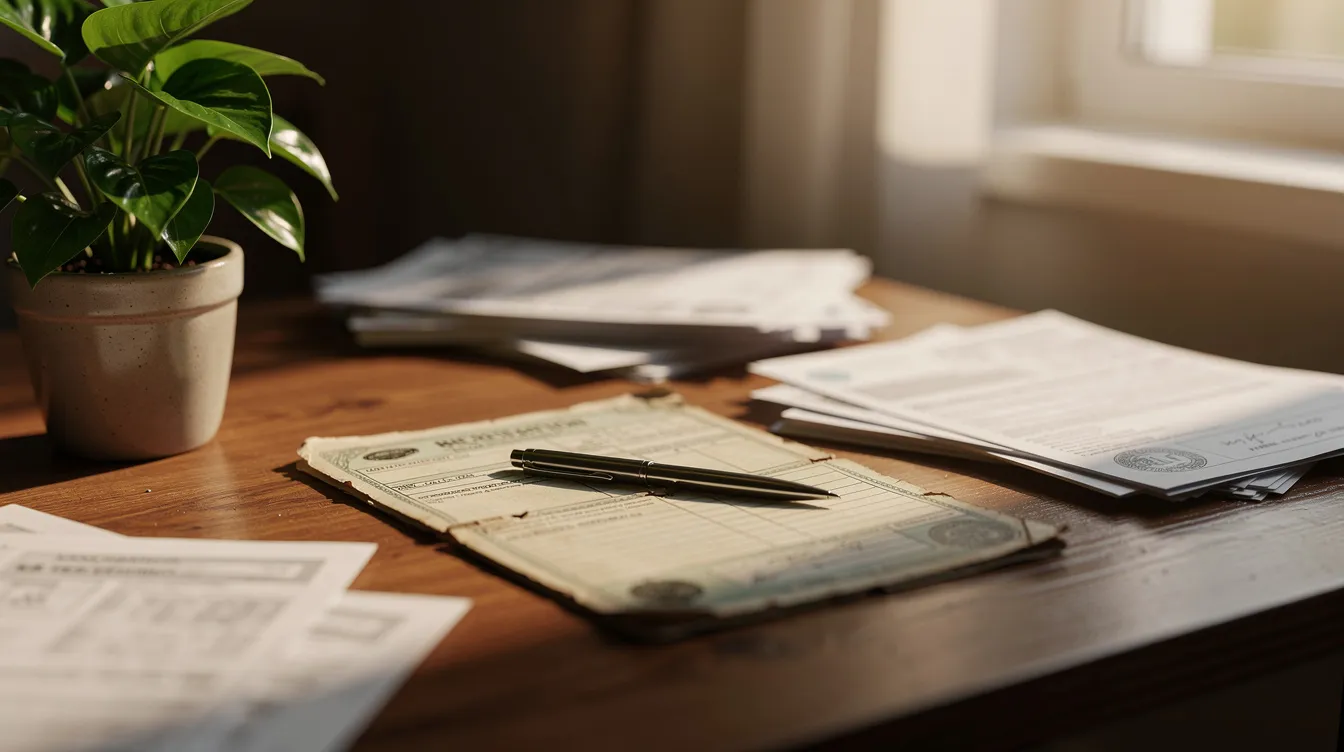 Documents nécessaires pour la déclaration