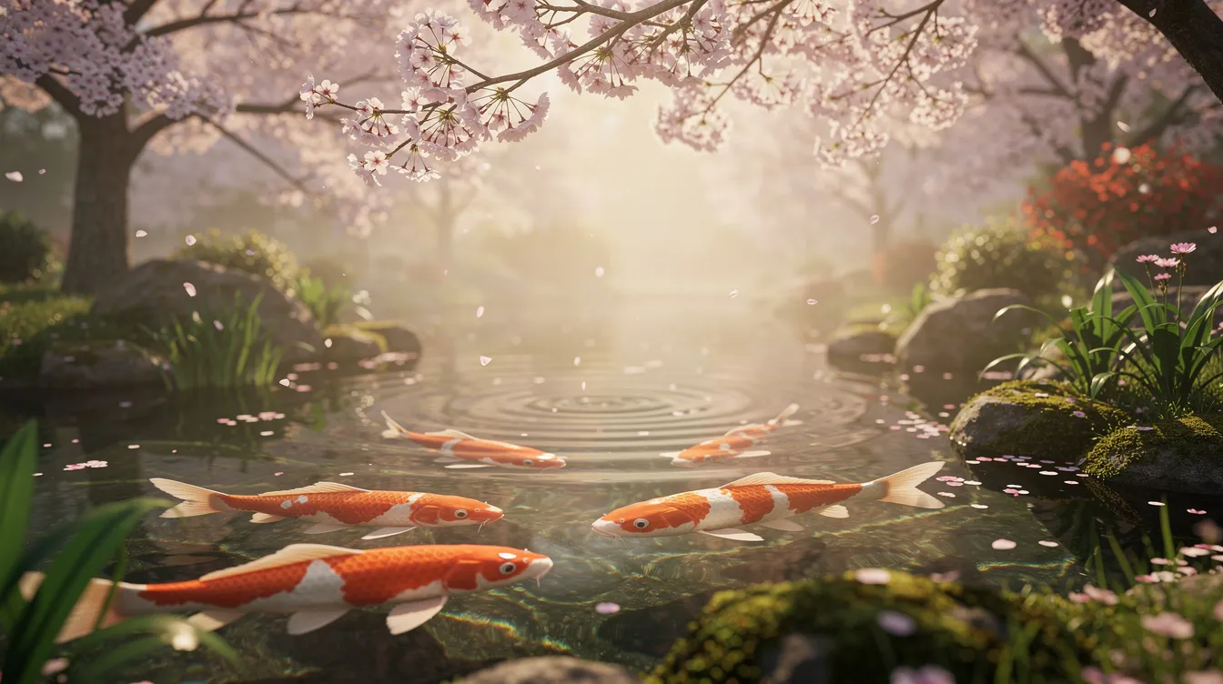 Carpe koi : origine, signification et légendes fascinantes